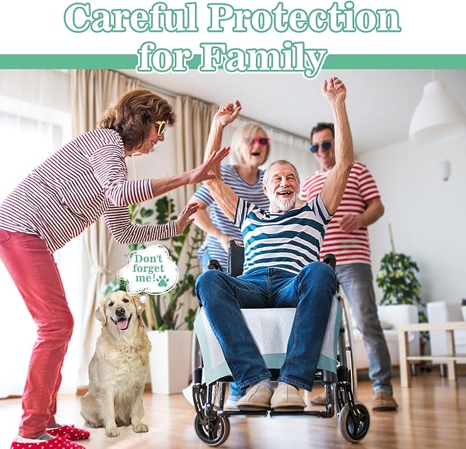 100 Count Disposable Bed Pads , 30x36 Inch Extra Large Incontinence Underpads | Heavy Absorbency 90 Grams Pee Pads for Adult, Senior, Baby & Pet Care (No Adhesive)