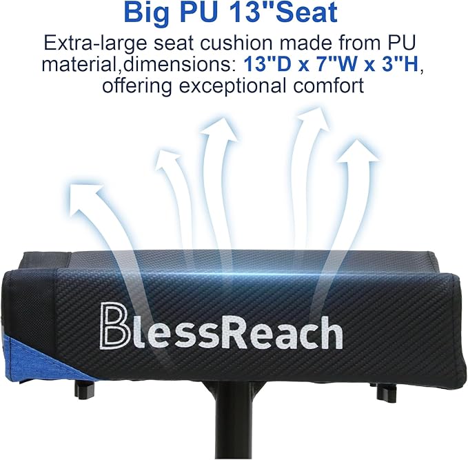 Economy Knee Scooter Steerable Knee Walker for Foot Injuries Compact Crutches with Dual Rear on-Wheel Brake and Shock Absorption Under The Knee pad