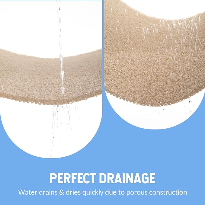 Non Slip Bathtub Mat, Anti Slip Shower Mat, Quick Drying Bath Tub Mats, Foot Scrubber Mat, Anti Slip Mat for Tub, Floor, Bathroom, Home, Kitchen, Hotel (Beige 32"x17")