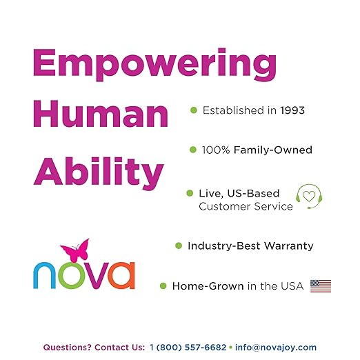 Nova Joy Designer Offset Quad Cane for Seniors - Unisex Adjustable Lightweight Walking Aid with Foam Handle, Wrist Strap and Anti-Rattle Lock - Essential Mobility Support - Canterbury