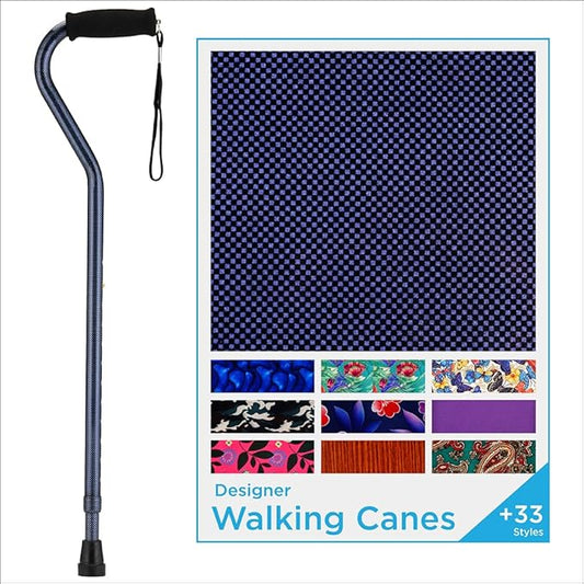 NOVA Medical Products Nova Designer Walking Cane With Offset Handle