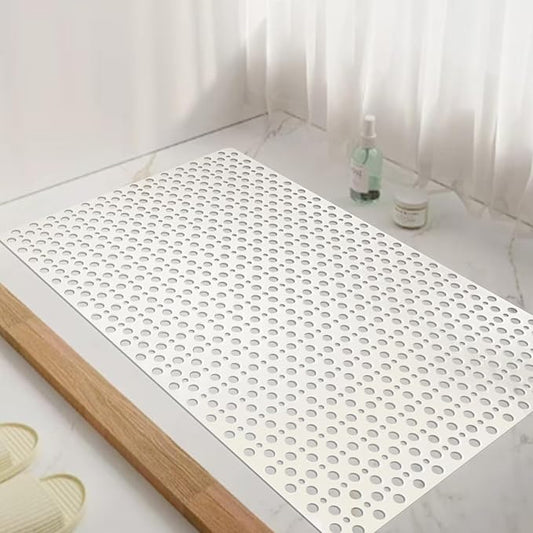 Large Non Slip Shower/Bath Mat for Inside Shower, 35.4x23.6 Inch Anti-Slip Shower Stall Mat for Elderly,Extra Long Bathtub Mat for Shower with Big Suction Cups