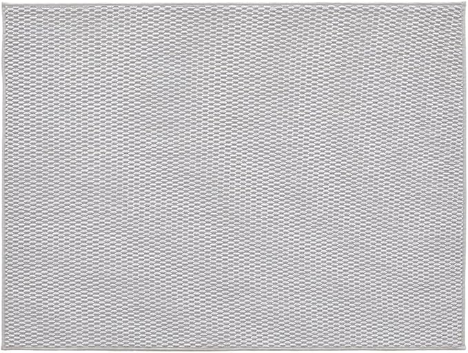 Large Bathroom Rugs Non Slip Washable Bath Rugs Super Absorbent Bathroom Rug Thin Quick Dry Low Pile Bath Mats, Light Grey 36"x48"