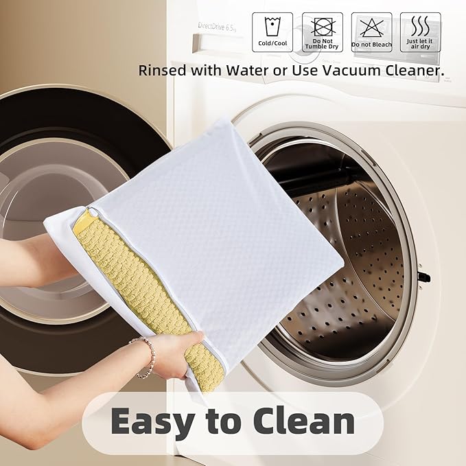 Large Bathroom Rugs Non Slip Washable Bath Rugs Super Absorbent Bathroom Rug Thin Quick Dry Low Pile Bath Mats, Yellow 36"x48"