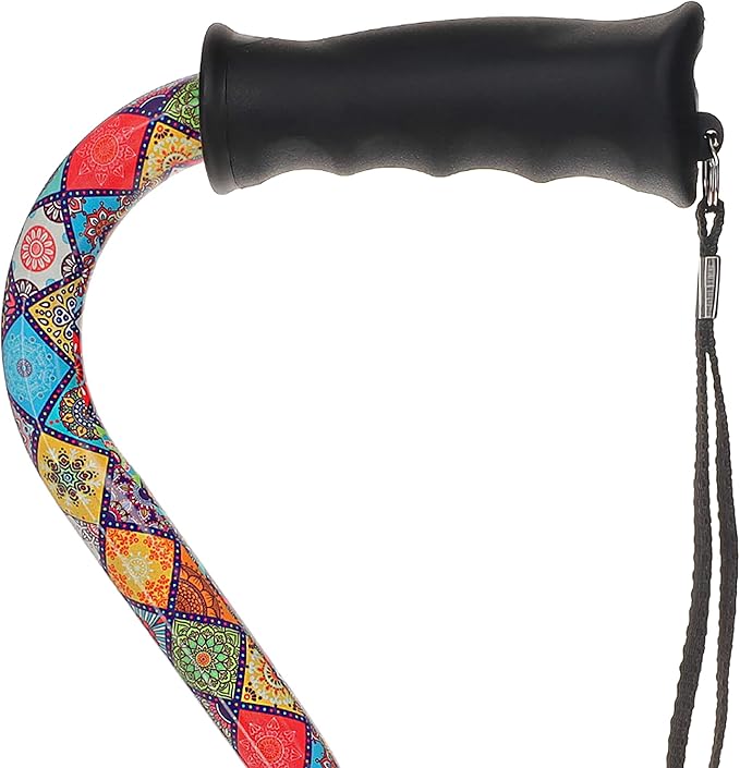 Royal RC Canes Walking Sticks for Men and Women - Stylish Designer Fashionable Walking Canes - Lightweight Aluminum Cool Adjustable Offset Walking Cane with Comfort Grip