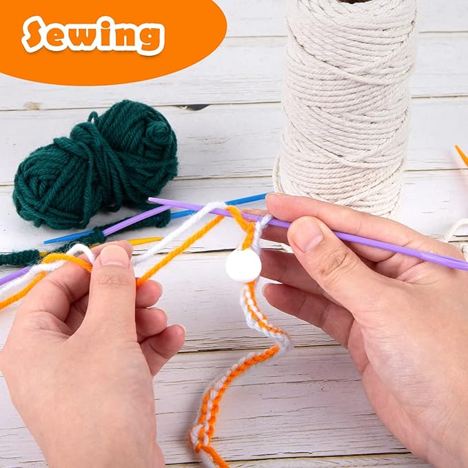 LOVEINUSA 100PCS Plastic Needles for Kids, Large Eye Yarn Needles for DIY Stitchery Plastic Sewing Needles Tapestry