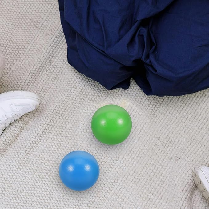 2Pcs Wooden Croquet Balls for Kids Croquet Set Outdoor Family Games Backyard Play Wood Spheres for Craft Decorations and Sports