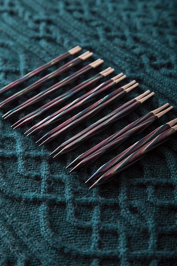 Knit Picks Options Square Wood Interchangeable Knitting Needle Set - US 4-11 (Foursquare)