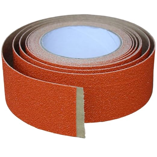 Anti Slip Tape 2 Inch Wide, Waterproof Grip Adhesive Heavy Duty High Traction Friction for Indoor/Outdoor Steps (16.6 Ft/Orange).