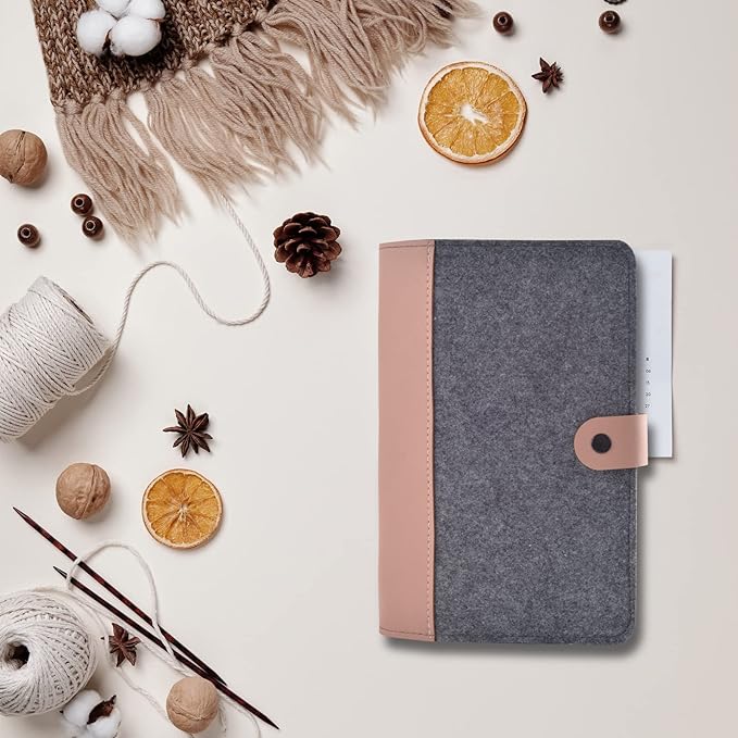 10×7 Inch Circular Knitting Needle Case Knitting Needles Storage for Knitting Needles Collecting (NO Accessories Included)