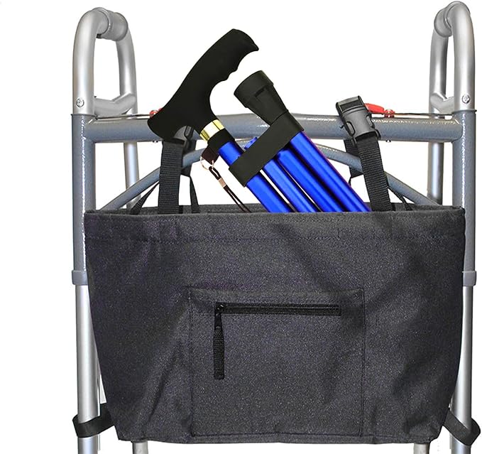 RMS Folding Cane - Foldable Walking Cane with Adjustable Height - Collapsible and Lightweight - Soft Ergonomic Handle for Comfortable Grip - Portable Walking Stick for Mobility Aid