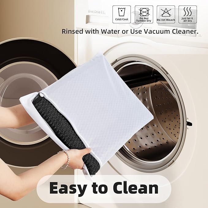 Black Large Bathroom Rugs Non Slip Washable Bath Rugs Super Absorbent Bathroom Rug Thin Quick Dry Low Pile Bath Mats, Black 36''x48''