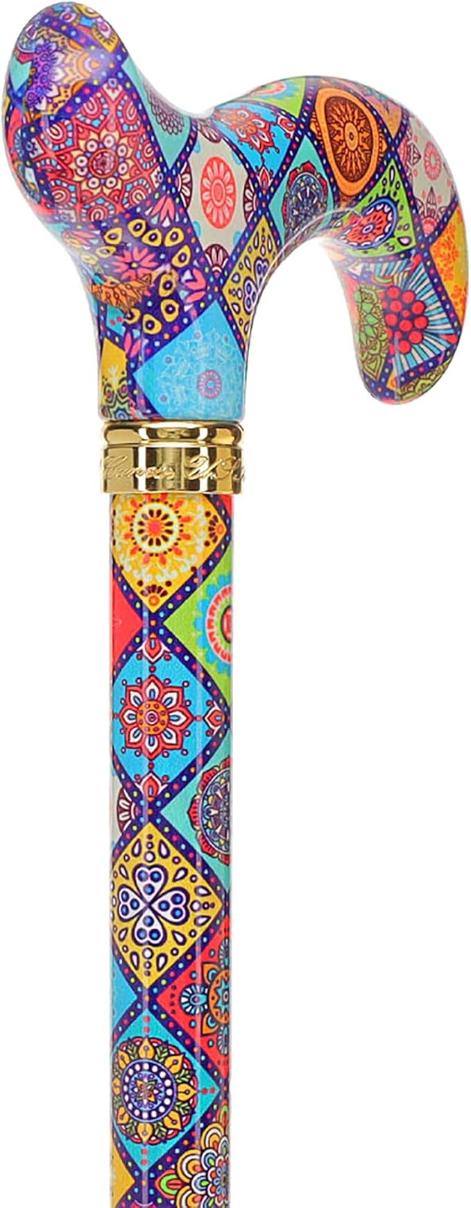 Royal RC Canes Walking Sticks for Men and Women - Stylish Designer Fashionable Adjustable Derby Canes - Lightweight Aluminum Cool Walking Sticks with HD Patterns