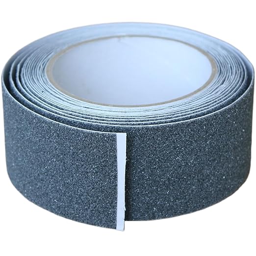 Anti Slip Tape 2 Inch Wide, Waterproof Grip Adhesive Heavy Duty High Traction Friction for Indoor/Outdoor Steps (16.6 Ft/Gray).
