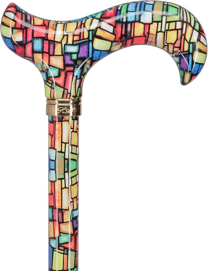 Royal RC Canes Walking Sticks for Men and Women - Stylish Designer Fashionable Adjustable Derby Canes - Lightweight Aluminum Cool Walking Sticks with HD Patterns