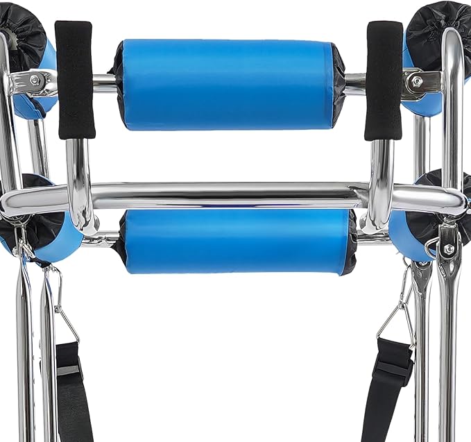 Rollator Walkers with Seat, 8 Wheel Rollator Walker with Height Adjustable and Practical Infusion Holder 350Lb Weight Capacity Rehabilitation Walking for Homes Apartments Nursing Homes Hospitals