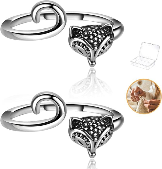 Namifin Crochet Ring for Fingure Adjustable Crochet Tension Ring Yarn Tension Rings Easy Crocheting Crochet Accessories Mother Grandma Thanksgiving Presents