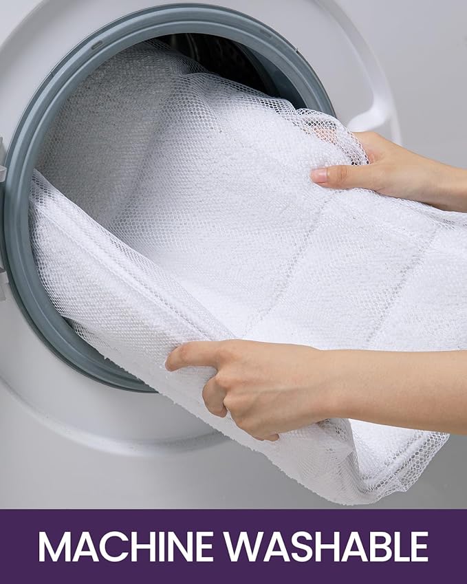 DEXI Bathroom Rug 36x24, Non Slip Washable Bath Mat for Shower Floor, Absorbent Soft Bathmat with Rubber Backing, Quick Dry Microfiber Carpet, White