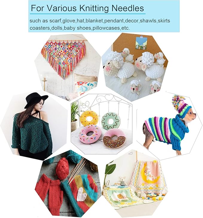 Weabetfu 102pcs Crochet Hooks Set Crochet Hook Kit with Case Ergonomic Crochet Needles for Arthritic Hands and Crochet Accessories Complete Crochet Set for Beginners & Experieced Lovers