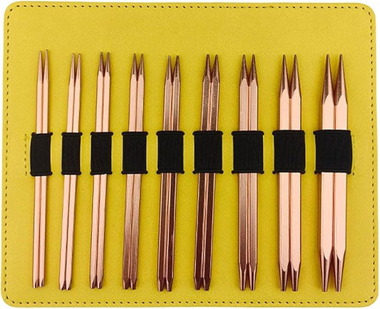 Interchangeable Circular Knitting Needle Set with Case 3.5mm-8.0mm Aluminum Crochet Hook Knitting Tool