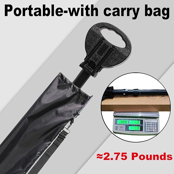 ALEVMOOM Walking Cane with Seat Folding Lightweight, 2-in-1 Cane Stool for Adults, Aluminum Walking Stick with Seat, Portable Stool for Senior, with Carry Bag