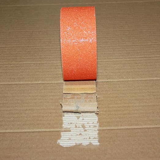 Anti Slip Tape 2 Inch Wide, Waterproof Grip Adhesive Heavy Duty High Traction Friction for Indoor/Outdoor Steps (16.6 Ft/Orange).