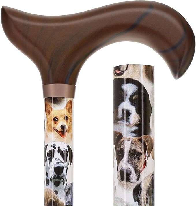 Royal RC Canes Walking Sticks for Men and Women - Stylish Designer Fashionable Adjustable Derby Canes - Lightweight Aluminum Cool Walking Sticks with HD Patterns