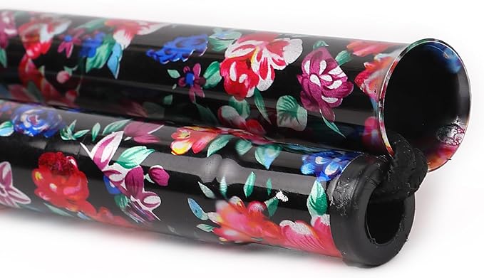 Folding Lightweight Walking Stick - Adjustable Aluminum Metal Collapsible Travel Cane with Non-Slip Rubber Base