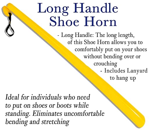 RMS Deluxe 5-Piece Hip Knee Replacement Kit - Ideal for Recovering from Hip Replacement, Knee or Back Surgery, Mobility Tool for Moving and Dressing (32 Inch Reacher)