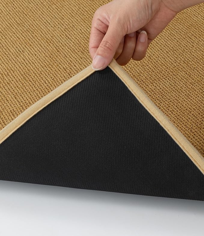 YIHOUSE Bathroom Rugs Mat 16x47, Non Slip Quick Dry Bath Mats for Bathroom Absorbent Ultra Thin Bath Rugs Machine Washable Fit Under Door for Sink, Cabinet, Laundry (Yellow, 16"x47")