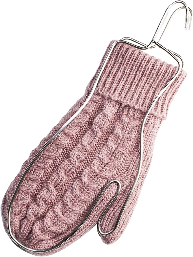Silly Monkey 3-in-1 Mitten Glove Sock Blocker Set, Complete Combo Blockers with Drying Hanger Rack | Stainless Steel Knitting Shaper with 2 Sock Blockers, 2 Glove Blockers, 2 Mitten Blockers