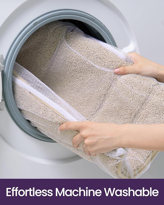 DEXI Bathroom Rug Set 2 Piece 32x20, Non Slip Washable Bath Mat for Shower Floor, Absorbent Soft Bathmat with Rubber Backing, Quick Dry Microfiber Carpet, Beige