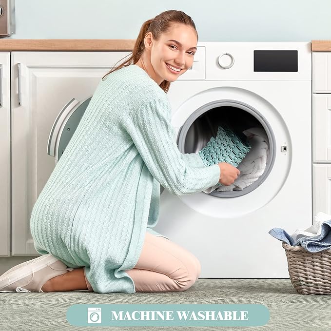 Bathtub Mat Non Slip - Sheepping Shower Mat Machine Washable Anti Slip Bath Mat for Tub, Quick Drain Tub Mat with Suction Cups for Bathroom