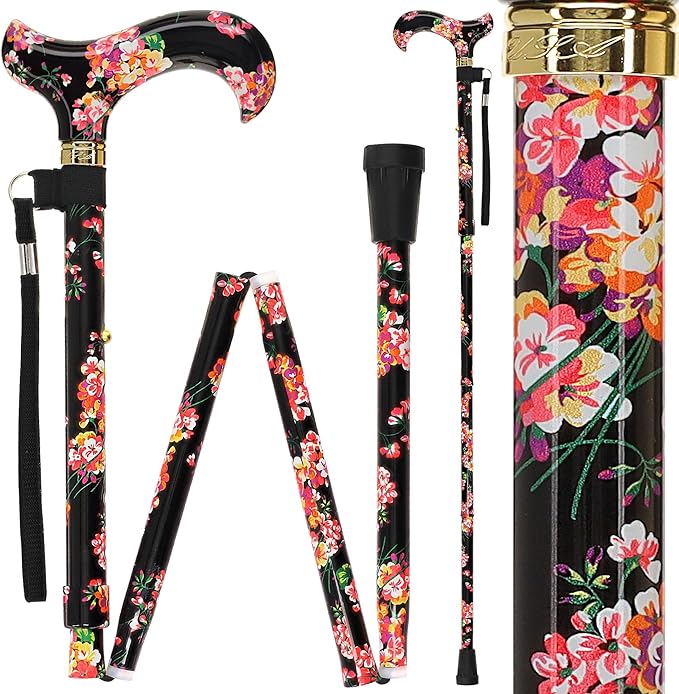 Royal RC Canes Walking Sticks for Men and Women - Stylish Designer Fashionable Adjustable Derby Canes - Lightweight Aluminum Cool Walking Sticks with HD Patterns