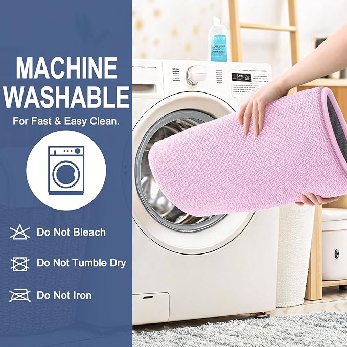 OLANLY Thick Memory Foam Bath Mat Rug 30x20, Extra Soft Absorbent Bathroom Rug, Quick Dry Bath Mats, Non-Slip, Machine Washable Carpet for Bathroom, Tub and Shower, Home Decor Accessories, Pink