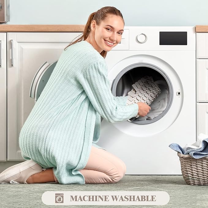 Bathtub Mat Non Slip - Sheepping Shower Mat Machine Washable Anti Slip Bath Mat for Tub, Quick Drain Tub Mat with Suction Cups for Bathroom