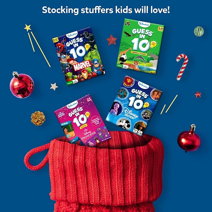 Skillmatics Guess in 10 NASA Space, Perfect for Boys, Girls, Kids & Families Who Love Card Games, Educational Toys, Travel Games, Gifts for Ages 8, 9, 10 and Up