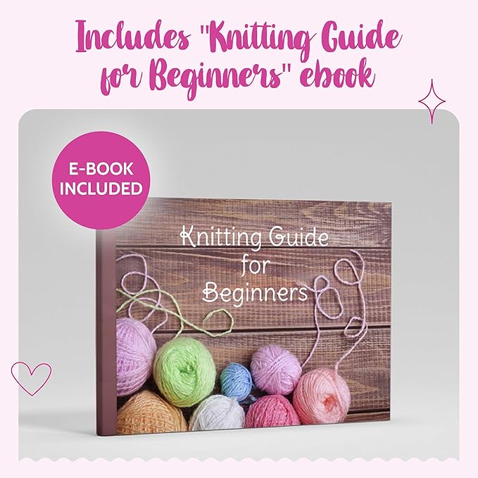 KnitPal 47-Inch Circular Knitting Needles Set of 5 | Extra-Long Stainless Steel with Flexible Cable | US Sizes 4–8 (3.25–5mm) | Perfect for Magic Loop & Large Projects