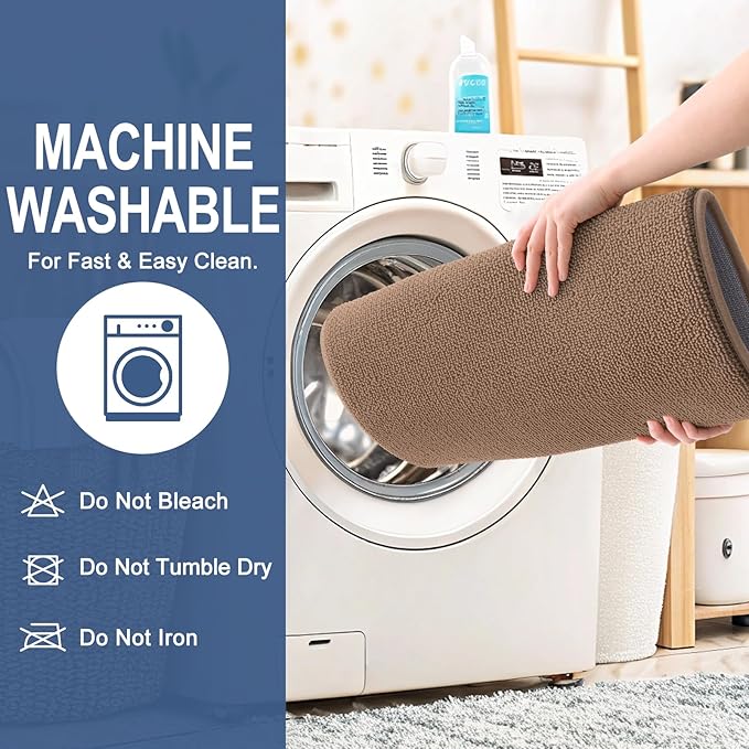 OLANLY Thick Memory Foam Bath Mat Rug 44x24, Extra Soft Absorbent Bathroom Rug, Quick Dry Bath Mats, Non-Slip, Machine Washable Carpet for Bathroom, Tub and Shower, Home Decor Accessories, Mocha