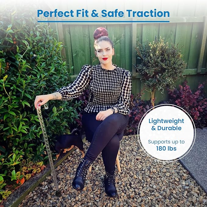 Royal RC Canes Elegant Acrylic Walking Cane – Lightweight Lucite Derby & J Handle Stick for Men & Women – Stylish, Unique Transparent Design Look with Rubber Tip